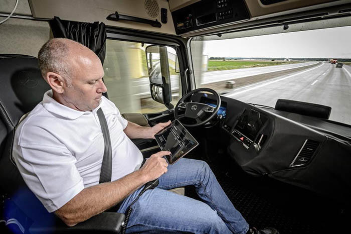 کامیون خودران یکی دریگر از تکنولوژی های جدید باربری
